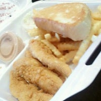 Photo taken at Raising Cane&amp;#39;s Chicken Fingers by Chelsea C. on 4/15/2012