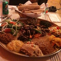 Photo taken at Merkato Ethiopian Cafe by Anastasia S. on 5/25/2011