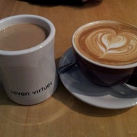 Photo taken at Seven Virtues Coffee Roasters by andy i. on 6/9/2012
