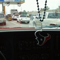 Photo taken at Beltway 8 Toll Plaza by Kim N. on 1/21/2012