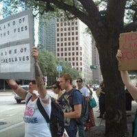Photo taken at Occupy Houston Camp by ⭐️Vinny⭐️ on 10/8/2011