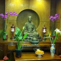 Photo taken at Golden Mountain Sagely Monastery by Megan D. on 4/1/2012