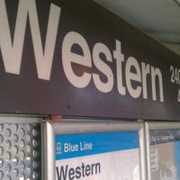Photo taken at CTA - Western by KTWinc on 11/18/2011