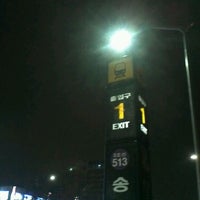 Photo taken at Songjeong Stn. by Taehee H. on 12/2/2011