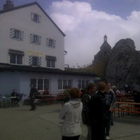 4/25/2011 tarihinde Markus D.ziyaretçi tarafından Wendelsteinhaus Panoramarestaurant &amp; Terrasse'de çekilen fotoğraf