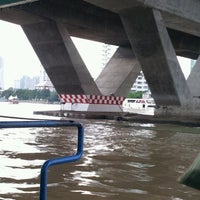 Photo taken at สนามบาสใต้สะพานตากสิน by Wattanaputot P. on 6/20/2012