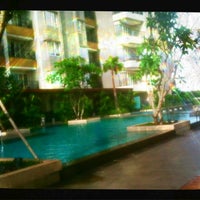 Photo taken at Swimming Pool @ Permata Hijau Residence by Jesse G. on 12/18/2011