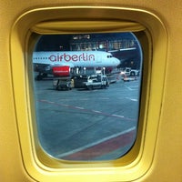 Photo taken at airberlin Flight AB 6205 by ACHTUNG FUSSBALL™ on 3/11/2011