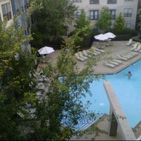 Photo taken at Freedom Lofts Pool by Heather K. on 6/6/2011
