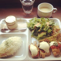 Photo taken at Cafe Life by miyuki on 4/5/2012