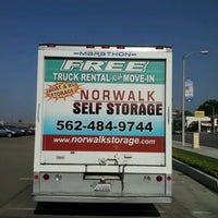 Photo taken at Norwalk Self Storage by Vivian C. on 9/13/2012