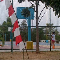 Photo taken at Lapangan Basket Taman Permata Buana by Tania Tany L. on 8/14/2012