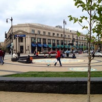 Photo taken at Columbia Heights Fountain by David R. on 4/1/2012