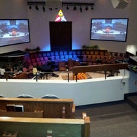 Photo taken at Wheeler Avenue Baptist Church by Lawrence O. on 4/22/2012