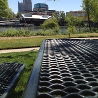 Photo taken at The Good Picnic Table by L B. on 5/9/2012