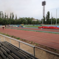 Photo taken at Легкоатлетический стадион by Maxim G. on 5/22/2012