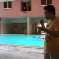 Photo taken at Mediterania Gajah Mada Swimming Pool by maria l. on 4/22/2012