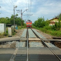 Photo taken at Ж/Д платформа Машиностроитель by Алина 💘 З. on 8/7/2012