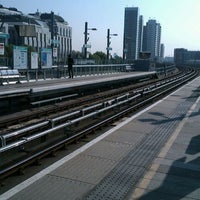 Photo taken at Blackwall DLR Station by Fady S. on 5/28/2012