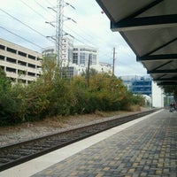 Photo taken at Medical / Market Center Station (TRE) by Stephanie W. on 11/19/2011