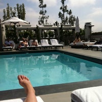 Photo taken at The Chamberlain Hotel Pool by Laura E. on 4/22/2012