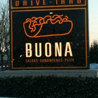 Photo taken at Buona by Jackie T. on 1/28/2012