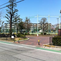 Photo taken at 上千葉公園運動場 by Kenichi M. on 4/8/2012