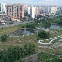 Photo taken at Беговая дорожка (1 км) by Dmitry V. on 6/28/2011