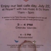 Photo taken at Royal T Cafe by Jenny on 7/22/2012