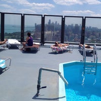 Photo taken at Hawthorne House Rooftop Pool by Joe C. on 6/3/2012