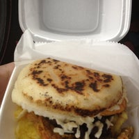 Photo taken at Shachi&amp;#39;s Arepas To Go by Sindy on 1/12/2012
