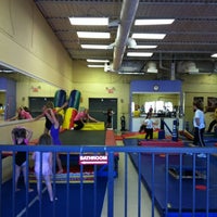 Photo taken at Peachtree gymnastics by Kathryn M. on 10/1/2011