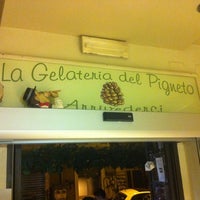 Photo taken at La Gelateria del Pigneto by Manlio M. on 8/23/2011