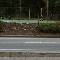 Photo taken at Magnolia Park Tennis Courts by Jennifer P. on 6/19/2011
