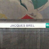 Photo taken at Jacques Brel (MIVB) by Quentin V. on 8/31/2011
