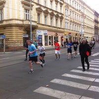 Photo taken at Prague International Marathon by Maria T. on 5/13/2012