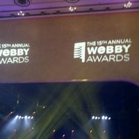 Photo taken at The 15th Annual Webby Awards by Al B. on 6/14/2011