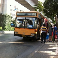 Photo taken at Sukhumvit 101/1 Bus Stop by Hattaya J. on 1/21/2012