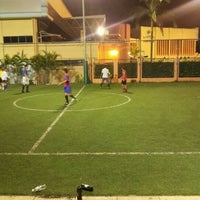 Photo taken at Football &amp;amp; Futsal @ Safra Tampines by Fareed R. on 3/15/2012