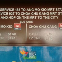 Photo taken at Bus Stop 48131 (Singapore Zoo/Night Safari) by Jay D. on 1/5/2012