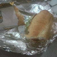 Photo taken at Which Wich? Superior Sandwiches by Essence S. on 10/10/2011