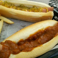 Photo taken at Cupid&amp;#39;s Hot Dogs by Andres S. on 9/24/2011
