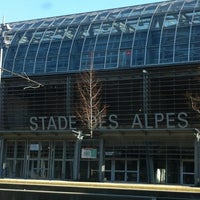 Photo taken at Stade des Alpes by Renaud F. on 2/24/2012