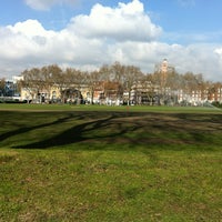 Photo taken at Vincent Square Playing Fields by Edson M. on 4/3/2012