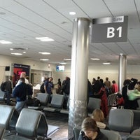 Photo taken at Gate B1 by Chris J. on 2/25/2012