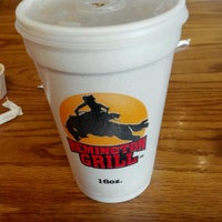 Photo taken at Remington Grill Burgers &amp;amp; BBQ- Raleigh by Allison T. on 6/9/2012
