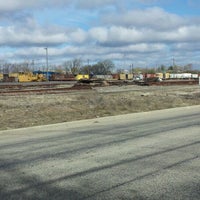 Photo taken at Union Pacific Railroad Butler, Wisconsin depot by Donna R. on 4/5/2012