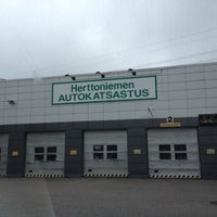 Photo taken at Herttoniemen Autokatsastus by Janne S. on 7/9/2012