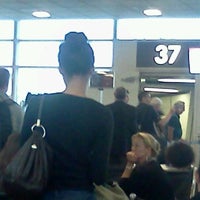 Photo taken at Gate D37 by Chad M. on 5/23/2012