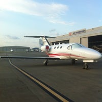 Photo taken at Jet Aviation (HOU) by Alberto on 8/14/2012